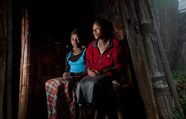 Dorze girls (Ethiopia - 2013)