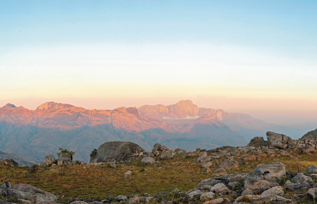 Panoramic landscape of the Andringitra National Park
