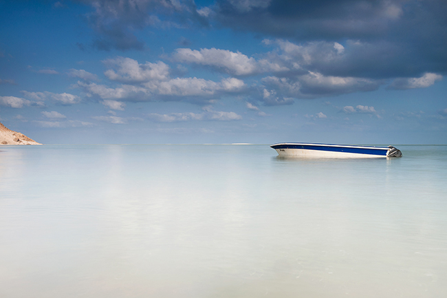 The Detwah lagoon in Qalansiyah Bay, in the far west of the island, arouse tranquility and delight. Socotra - Yemen - 2020